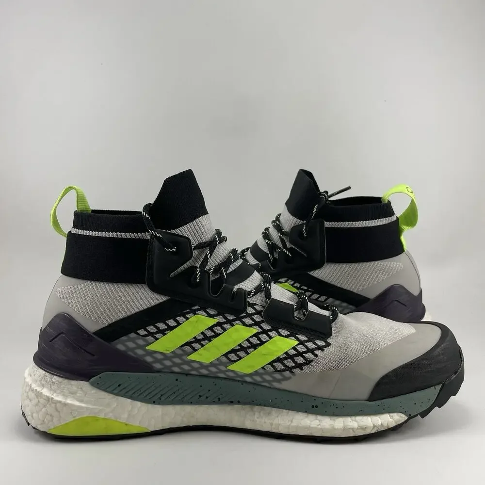 Adidas Terrex Free Hiker Hiking Boots Mens Size 11 Signal Green Primeknit
